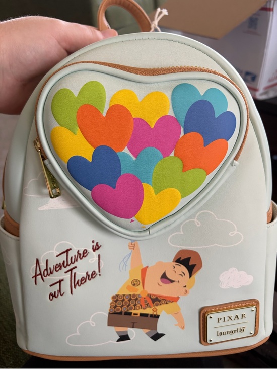Loungefly Handbags - Loungefly Mint Backpack with Multicolor Heart Pocket